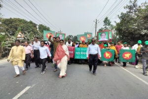 বর্ণাঢ্য আয়োজনে কালিহাতীতে স্বাধীনতার ইশতেহার পাঠ দিবস পালিত