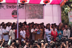 ভাসানী কাগমারী সম্মেলনের মাধ্যমে তিনি পাকিস্তানি শাসকদের বিদায়ঘণ্টা বাজিয়েছিলেন..নাহিদ ইসলাম